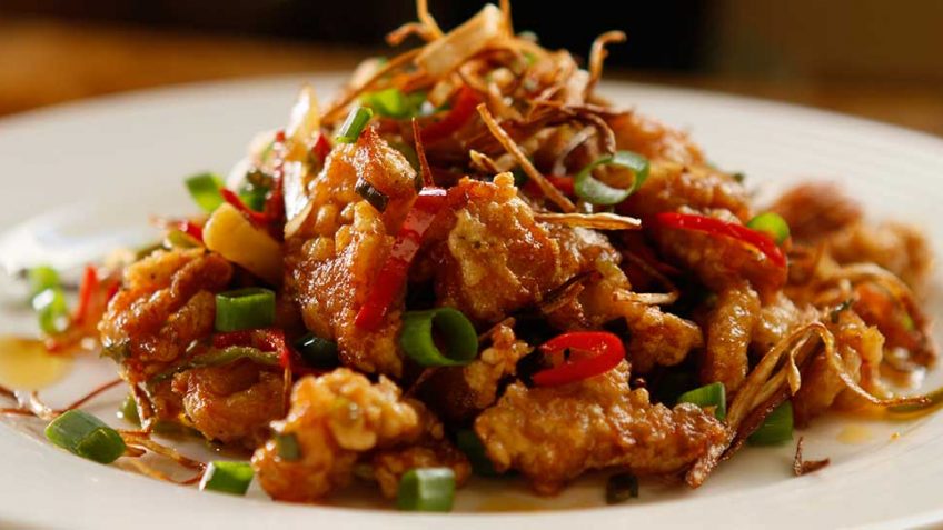 Spicy Fried Garlic Chicken
